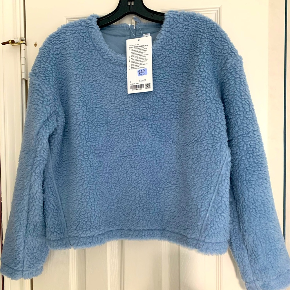 NWT Lululemon Wool Whenever Crew Size 6